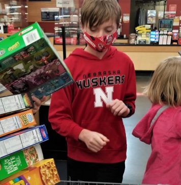 grocery store trips with older kids